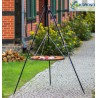 Schwenkgrill am Dreibein 180cm- Grillrost aus Edelstahl 60cm