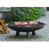 Feuerschale "303" - 80cm mit Grillrost 58x58cm