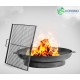 Feuerschale "307" - 80cm mit Grillrost 58x58cm