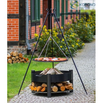 Schwenkgrill mit Kurbel "122" + Feuerschale "326"