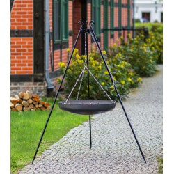 Dreibein 180cm mit Wok/Pfanne 70cm