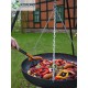 Dreibein 180cm mit Wok/Pfanne 70cm
