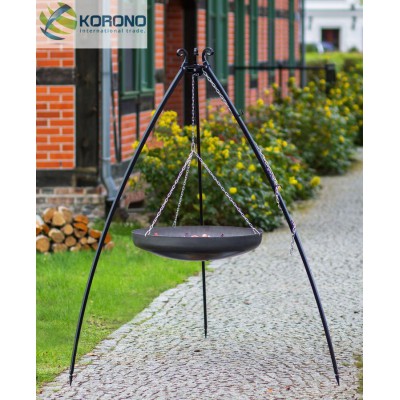 Dreibein 200cm mit Wok/Pfanne 70cm